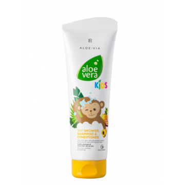 Aloe Vera Kids 3 in 1 Shower Gel, Shampoo & Conditioner 250 ml