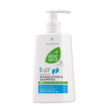 Aloe Vera Baby Sensitive Αφρόλουτρο & Σαμπουάν 250 ml